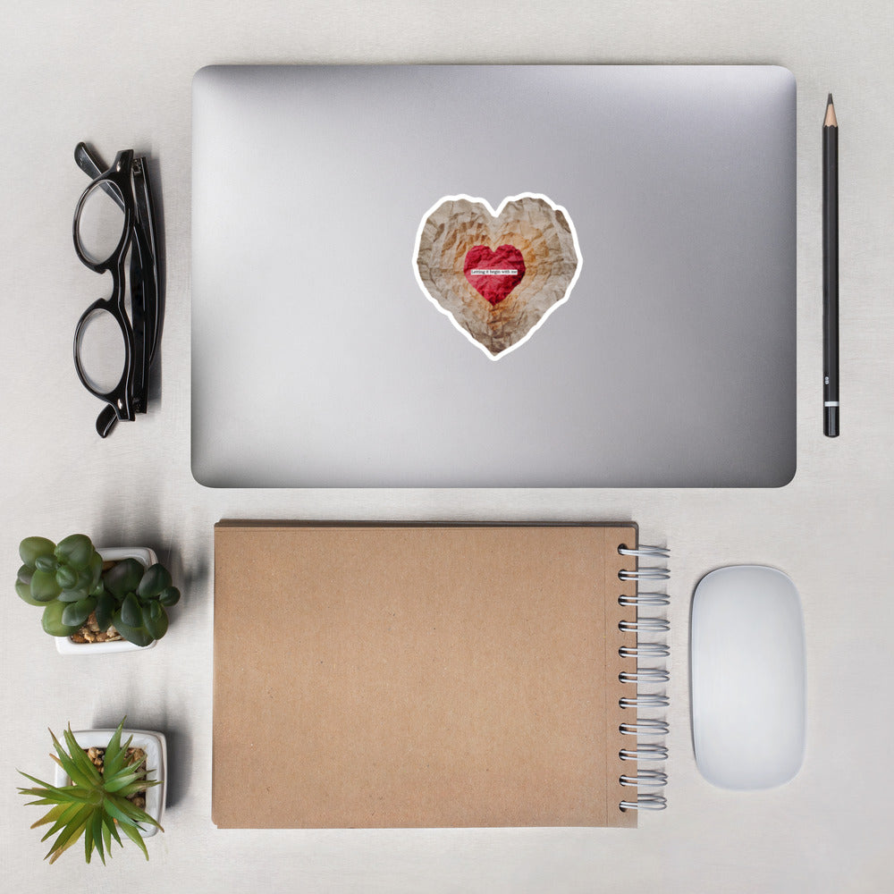 Bubble-free stickers, Big Heart