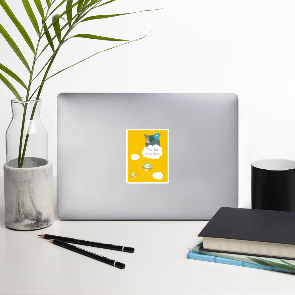 Bubble-free stickers, Bird