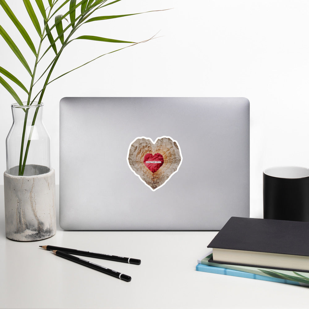 Bubble-free stickers, Big Heart