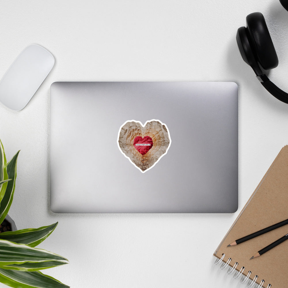 Bubble-free stickers, Big Heart