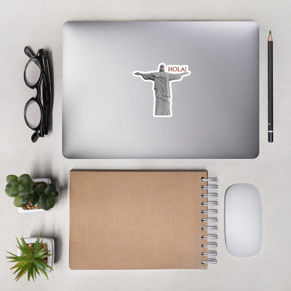 Bubble-free stickers, Hola!
