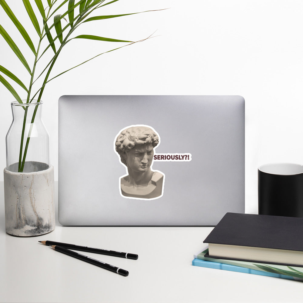 Bubble-free stickers, Sculpture
