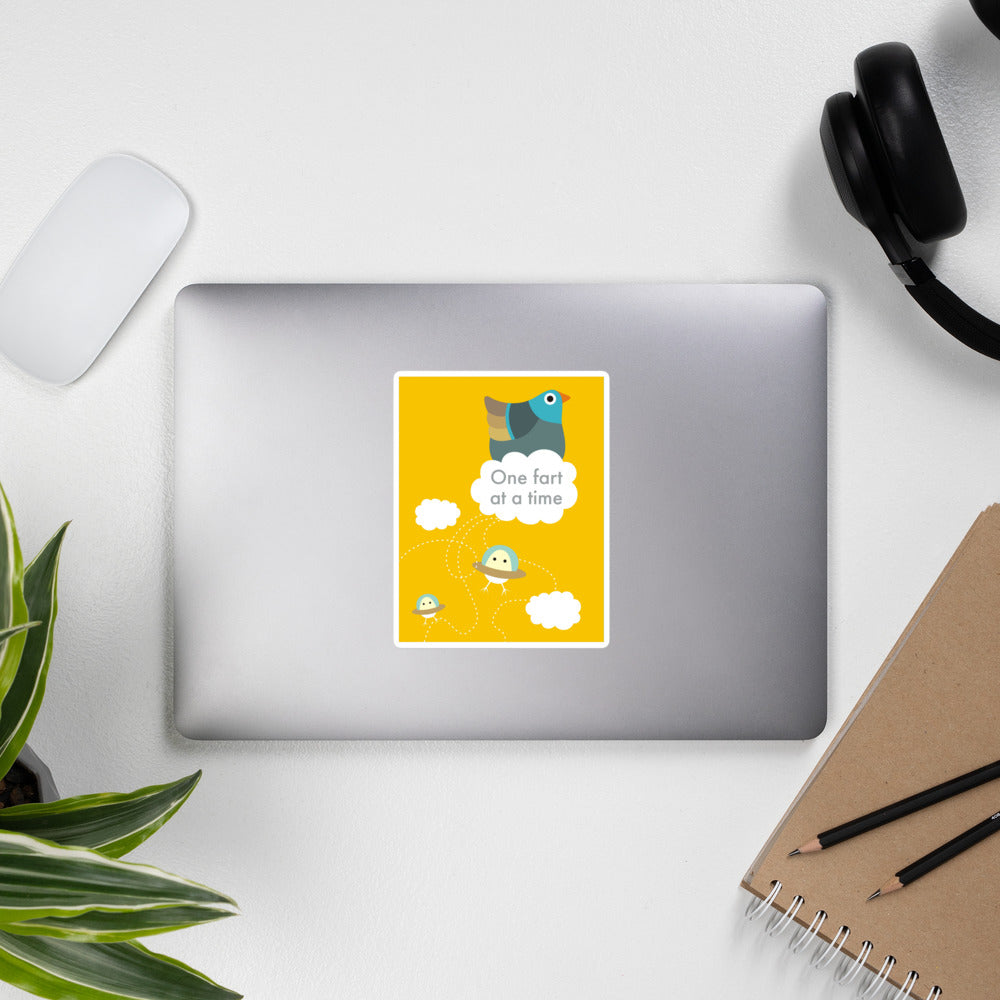 Bubble-free stickers, Bird