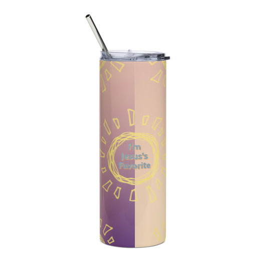 Stainless steel tumbler, Sun