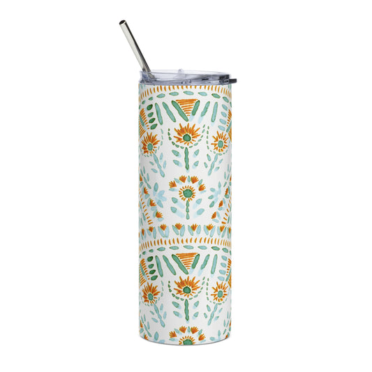 Stainless steel tumbler, Budha