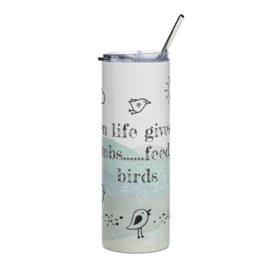 Stainless steel tumbler, Little Birds