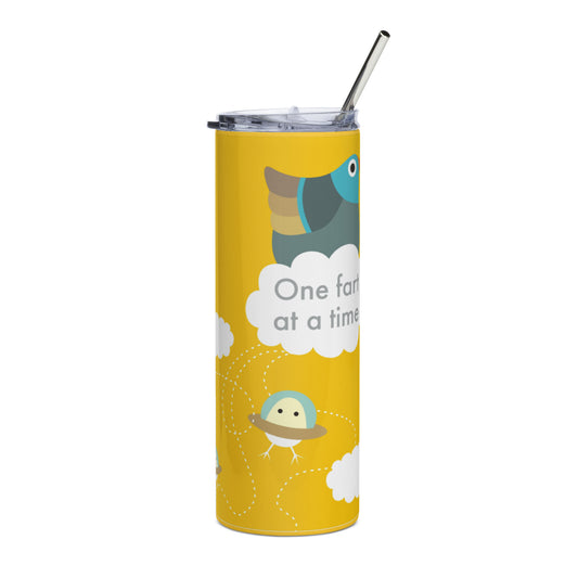 Stainless steel tumbler, Bird