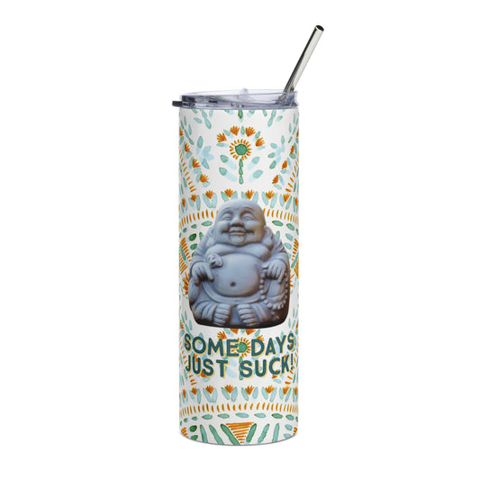 Stainless steel tumbler, Budha