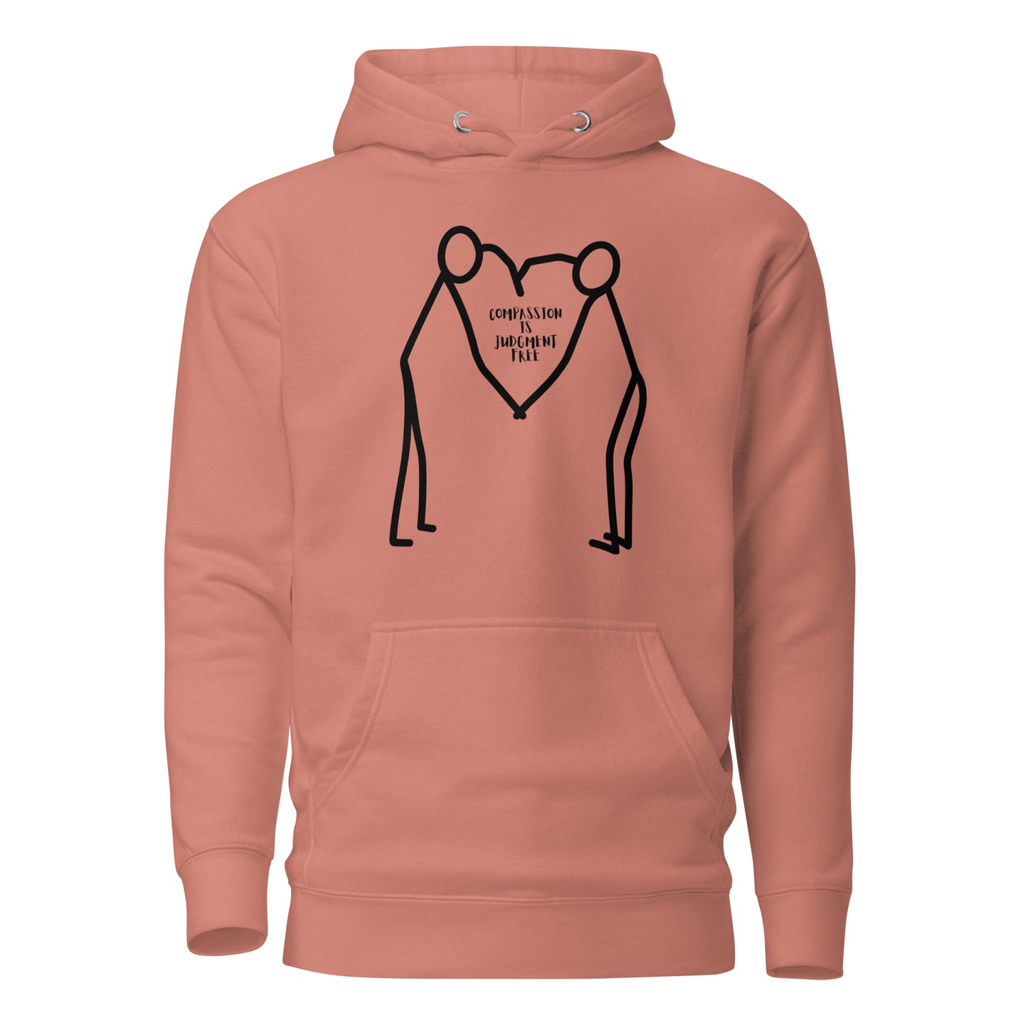 Unisex Hoodie, Stick figure