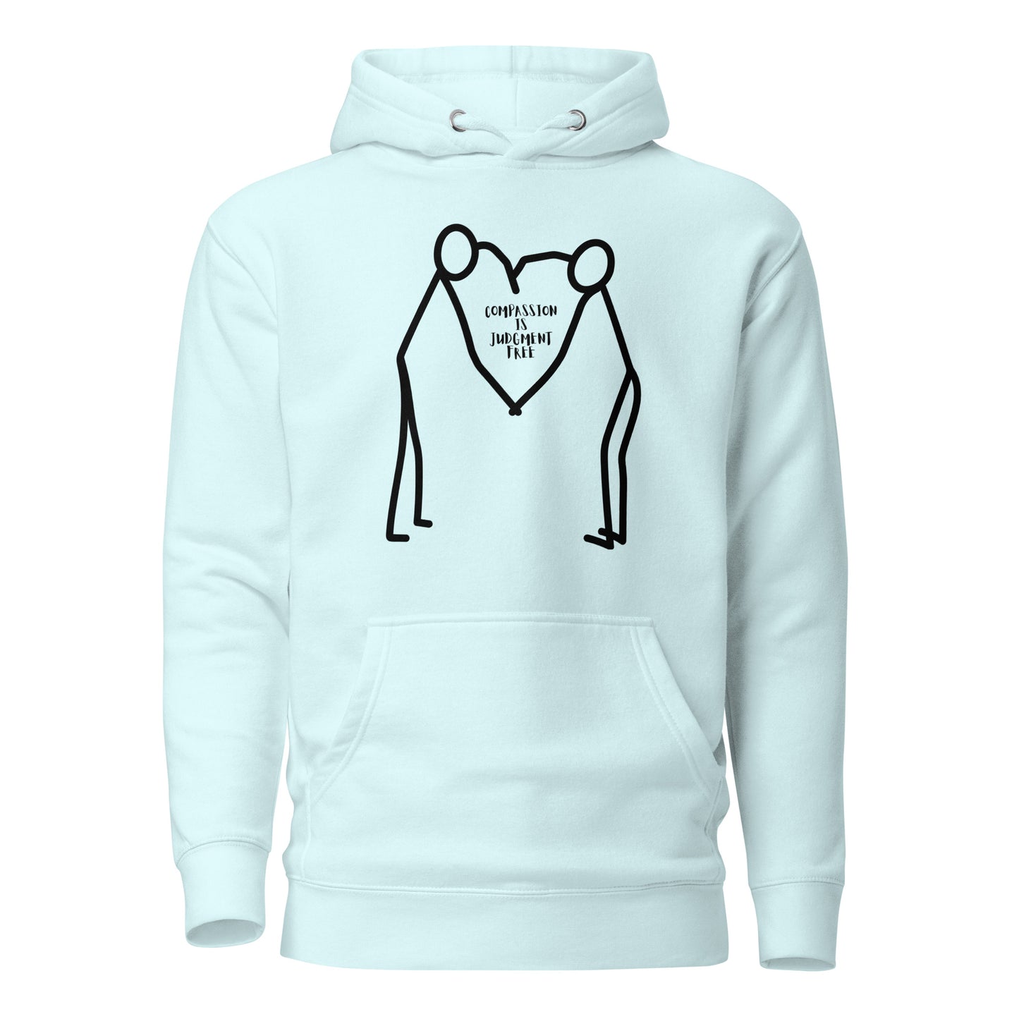 Unisex Hoodie, Stick figure