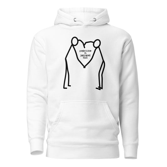 Unisex Hoodie, Stick figure