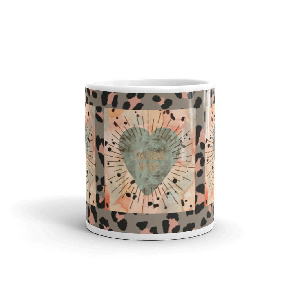 White glossy mug, Big Heart