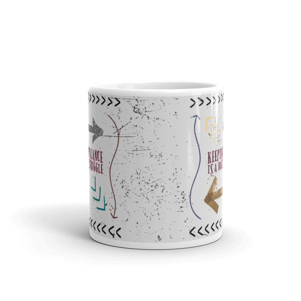 White glossy mug, Balance