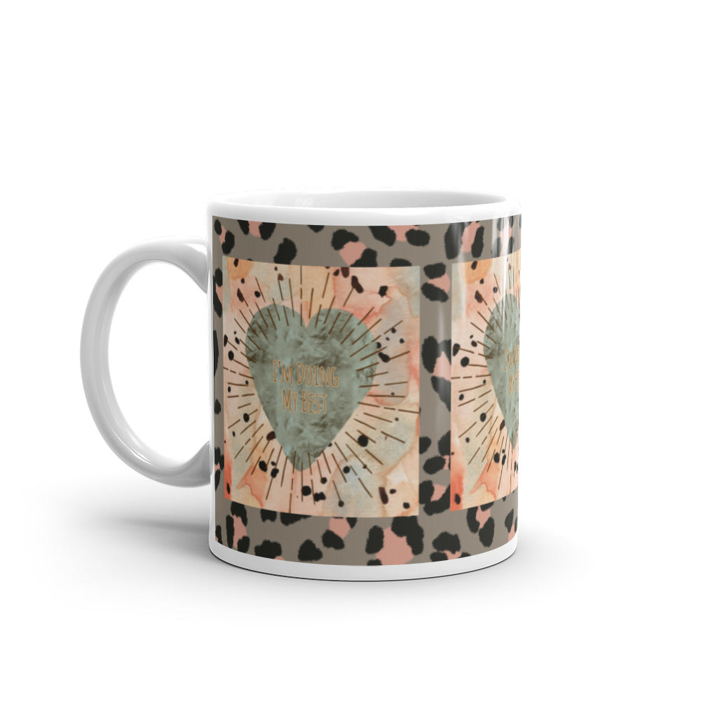 White glossy mug, Big Heart