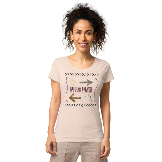 Women’s basic organic t-shirt, Balance