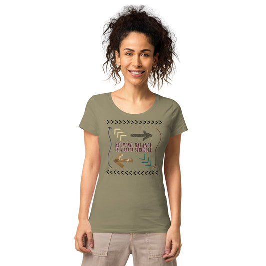 Women’s basic organic t-shirt, Balance