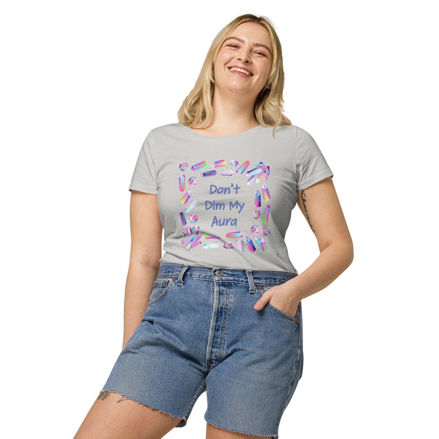 Women’s basic organic t-shirt, Aura