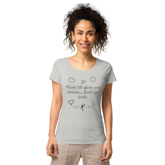 Women’s basic organic t-shirt, Little Birds