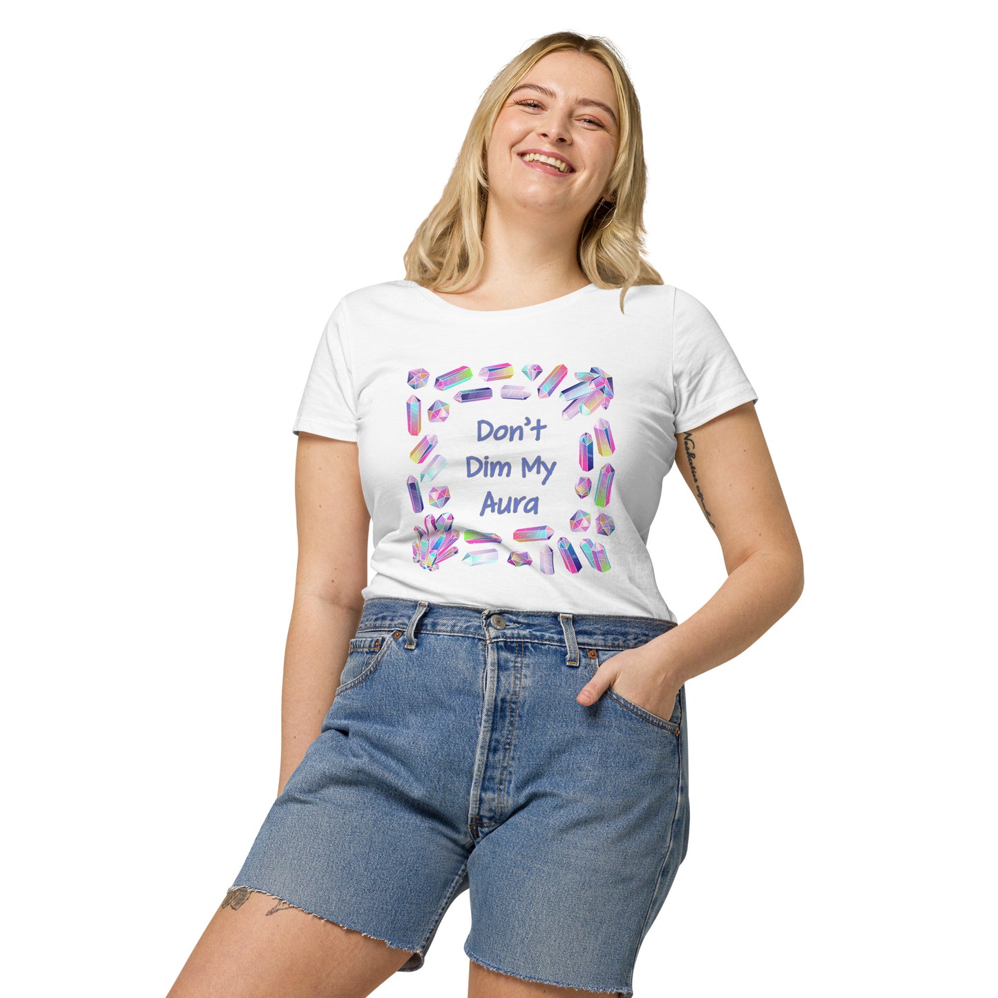 Women’s basic organic t-shirt, Aura