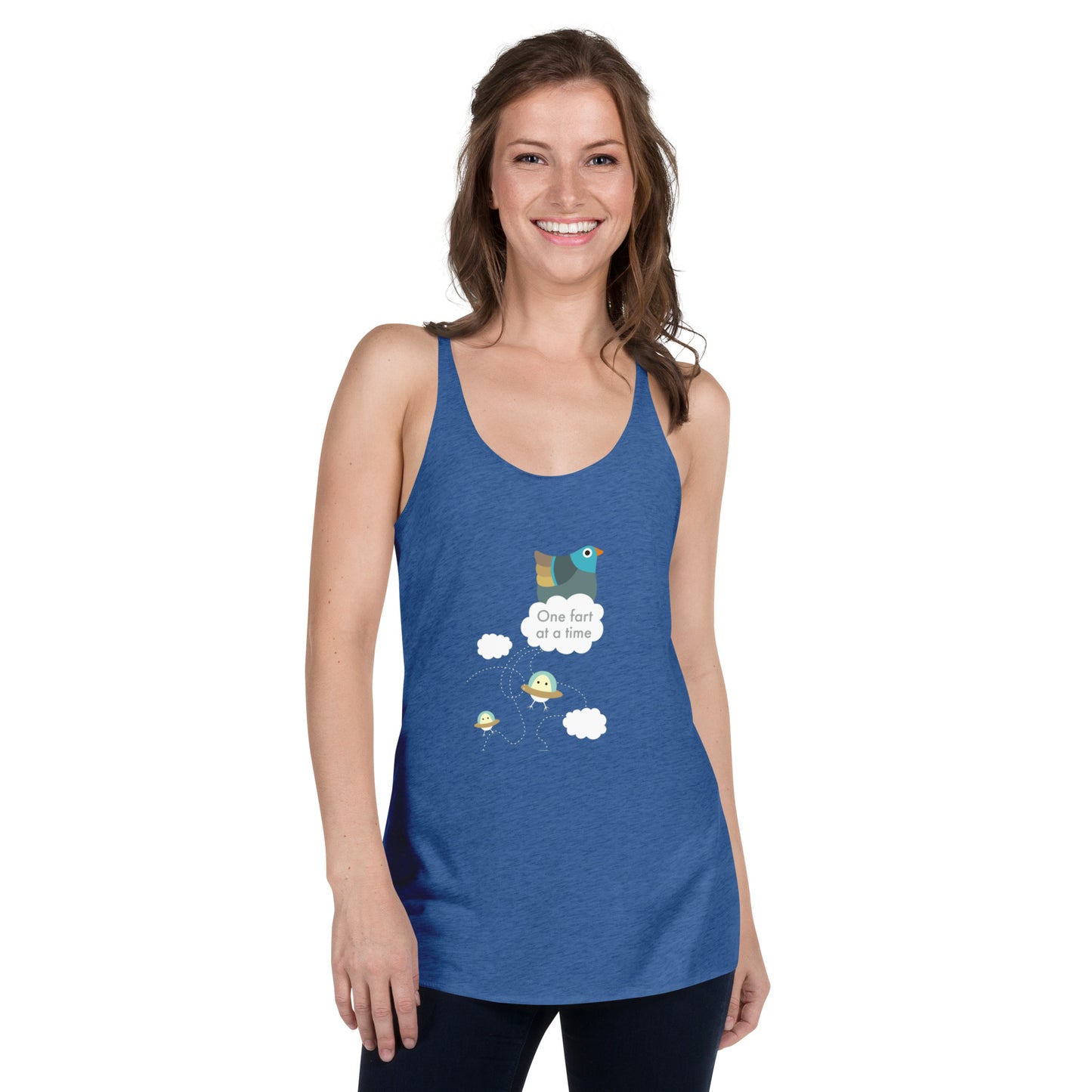 Women's Racerback Tank, Birds