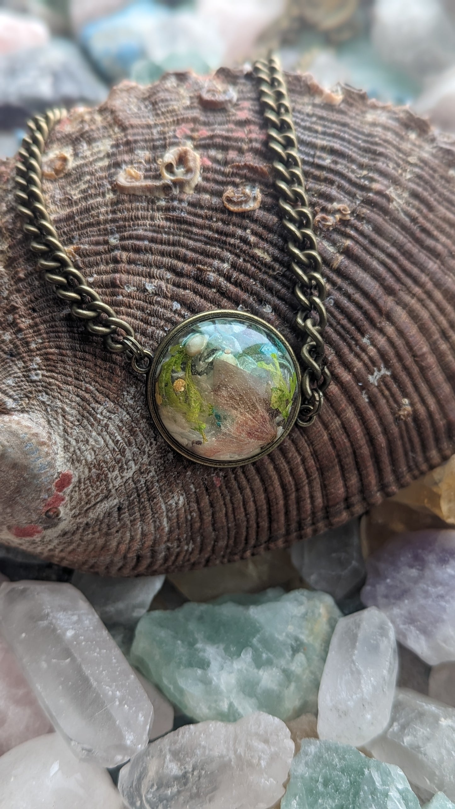 Antique bronze chocker