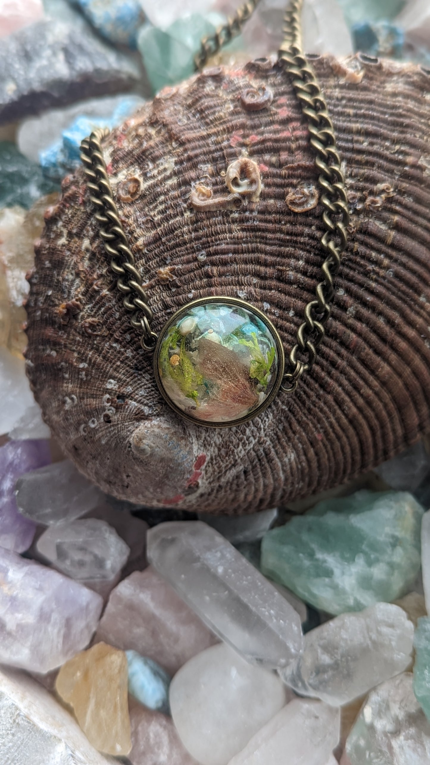 Antique bronze chocker