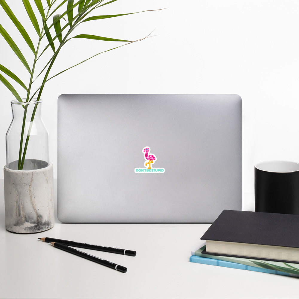 Bubble-free stickers, Flamingo