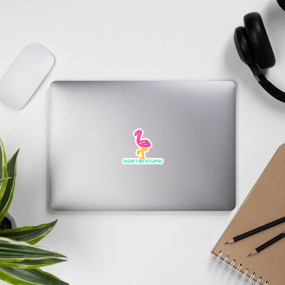 Bubble-free stickers, Flamingo