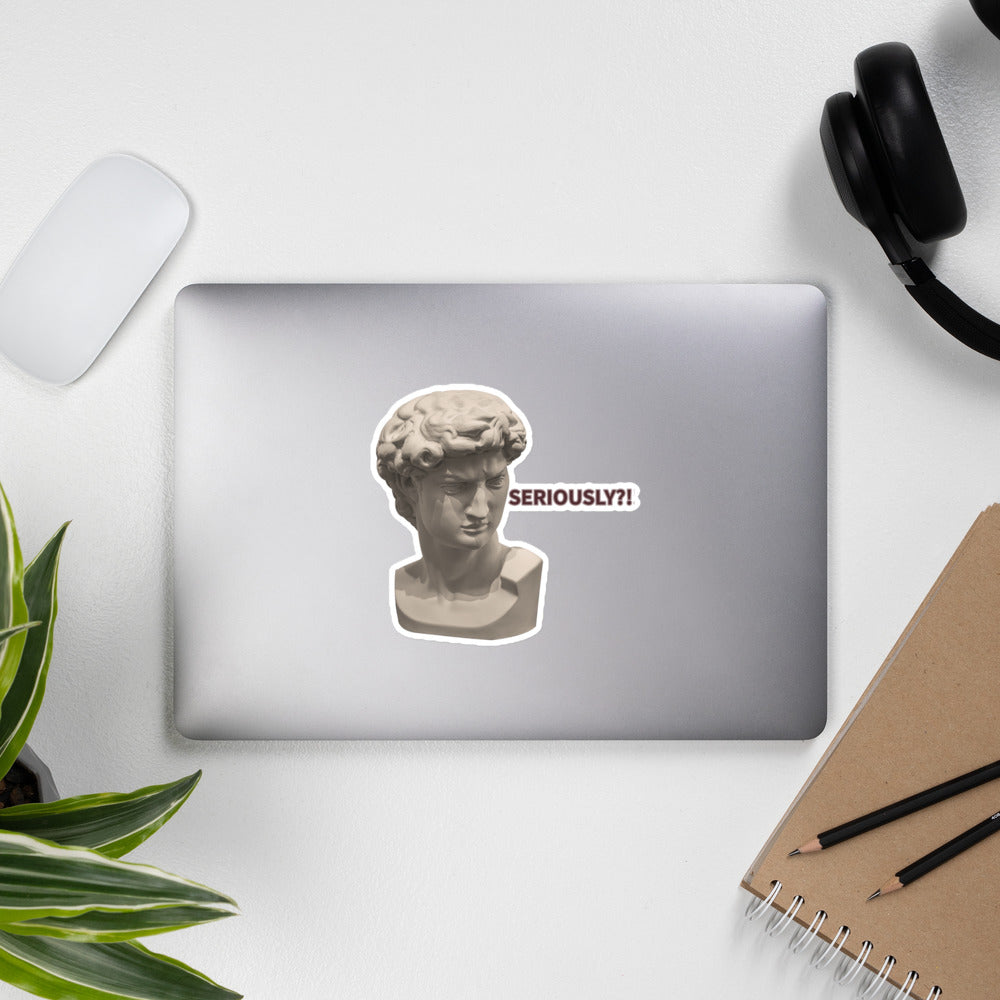 Bubble-free stickers, Sculpture