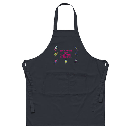 Organic cotton apron Baby Mama