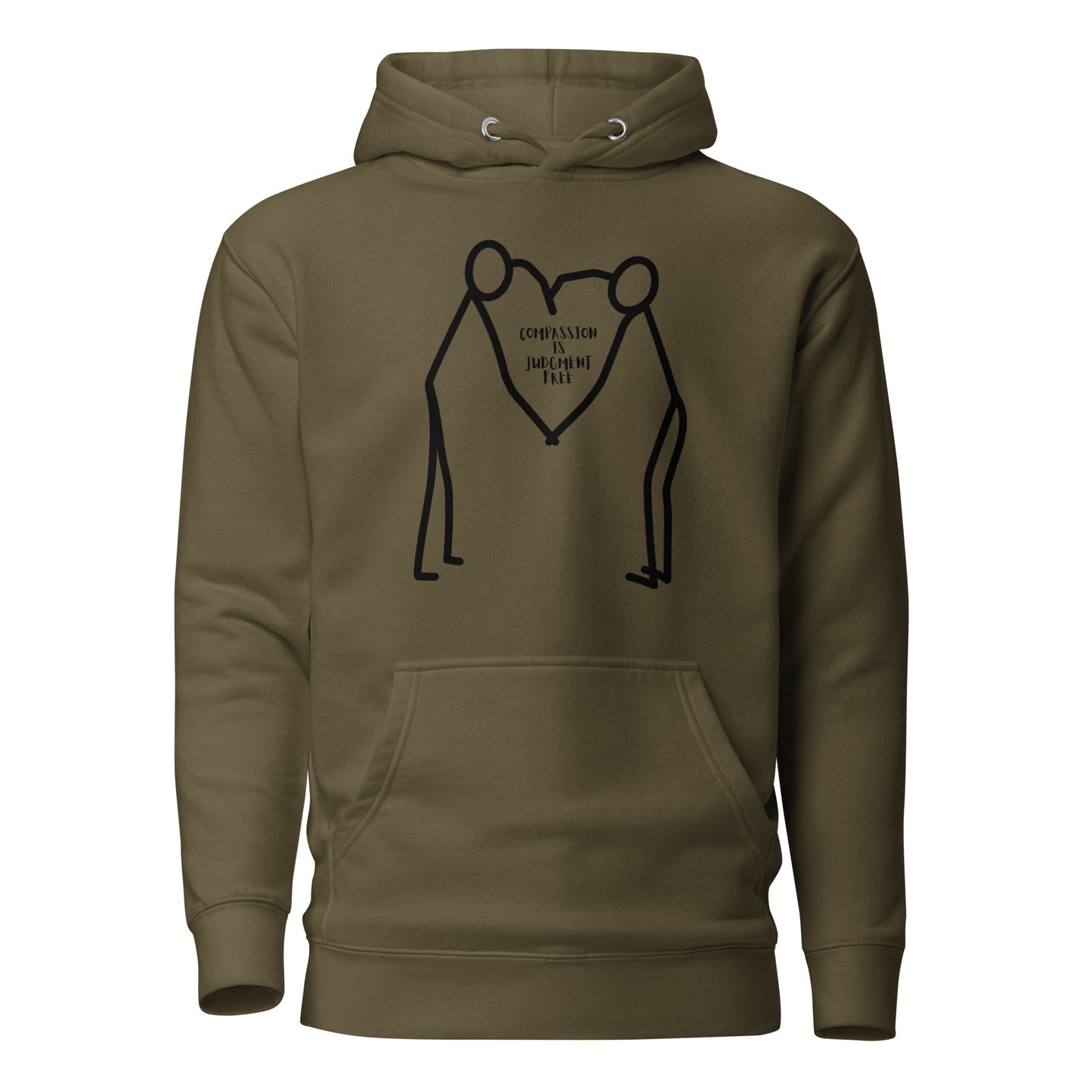Unisex Hoodie, Stick figure