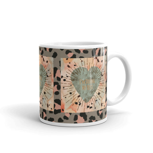 White glossy mug, Big Heart