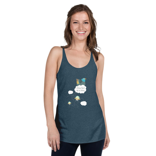 Women's Racerback Tank, Birds