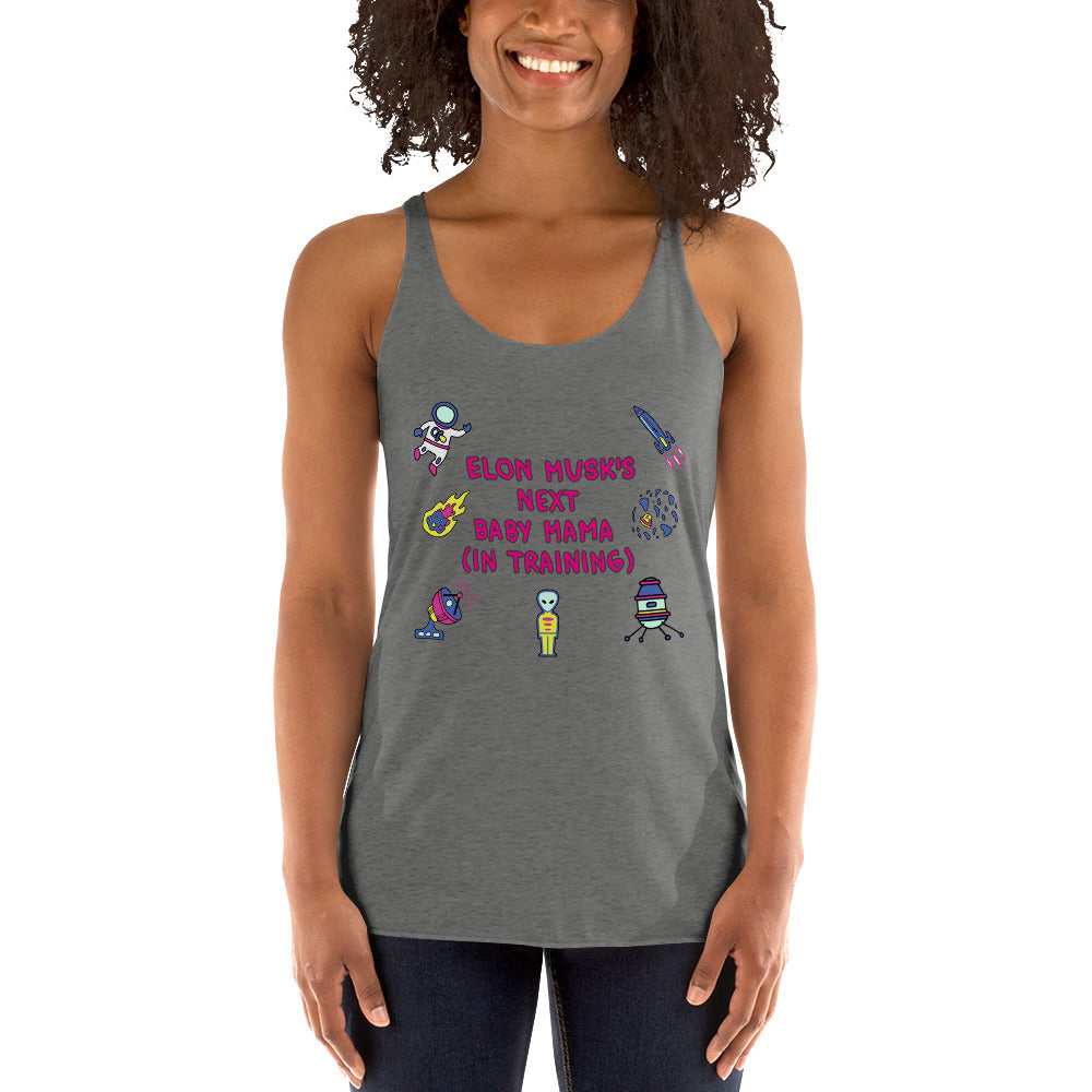 Women's Racerback Tank, Baby Mama