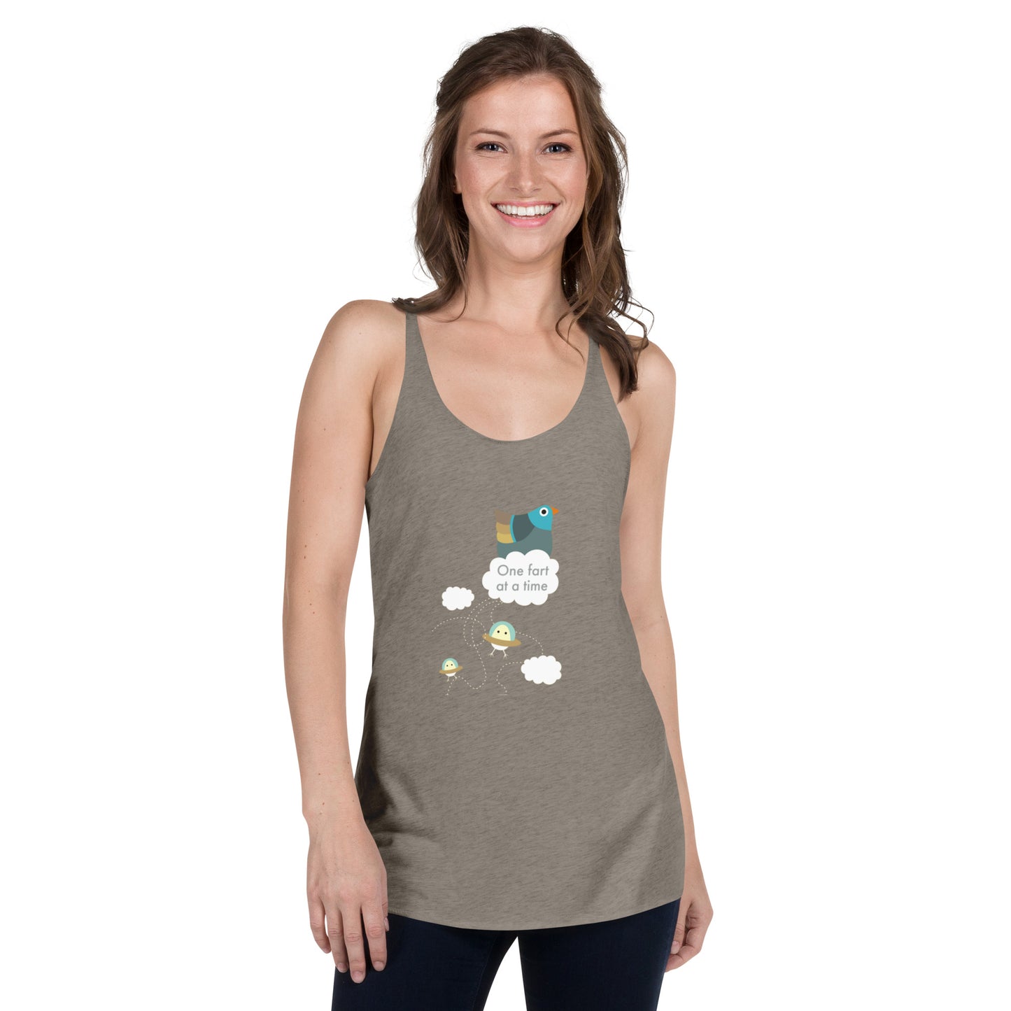 Women's Racerback Tank, Birds