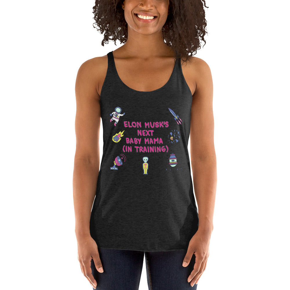 Women's Racerback Tank, Baby Mama
